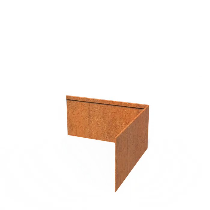 Obrzeże Corten narożne zew SGK 300x300x150x2