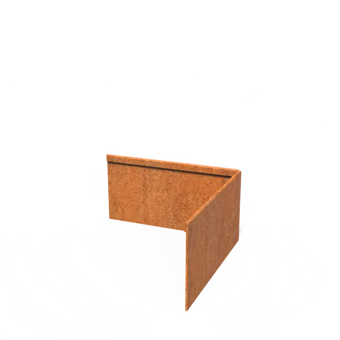 Obrzeże Corten narożne zew SGK 300x300x150x3