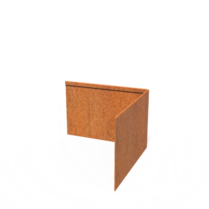 Obrzeże Corten narożne zew SGK 300x300x200x2