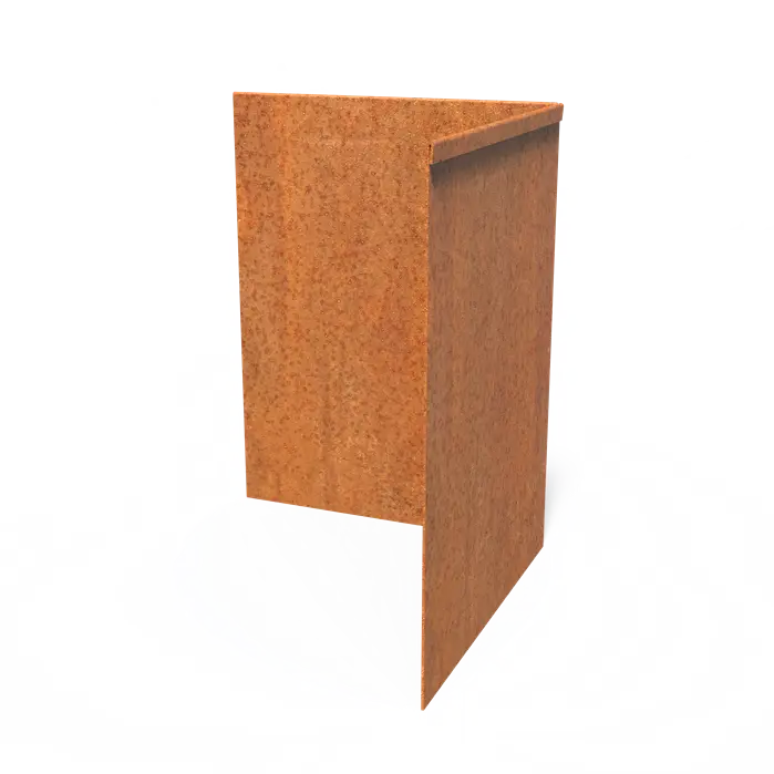 Obrzeże Corten narożne wew SGK 300x300x390x2