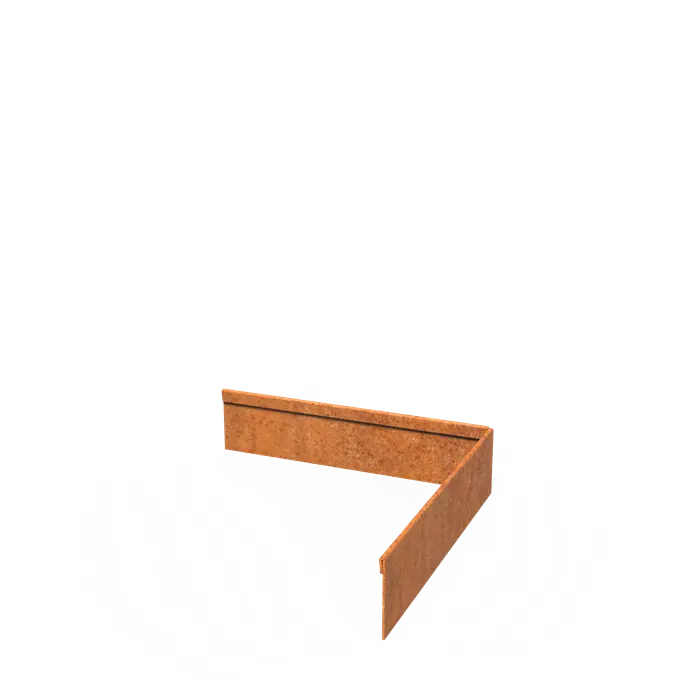 Obrzeże Corten narożne zew SGK 300x300x70x2