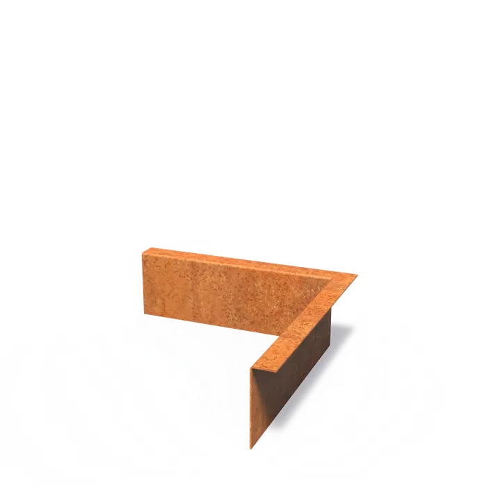 Obrzeże Corten narożne wew ZGK 300x300x100x2