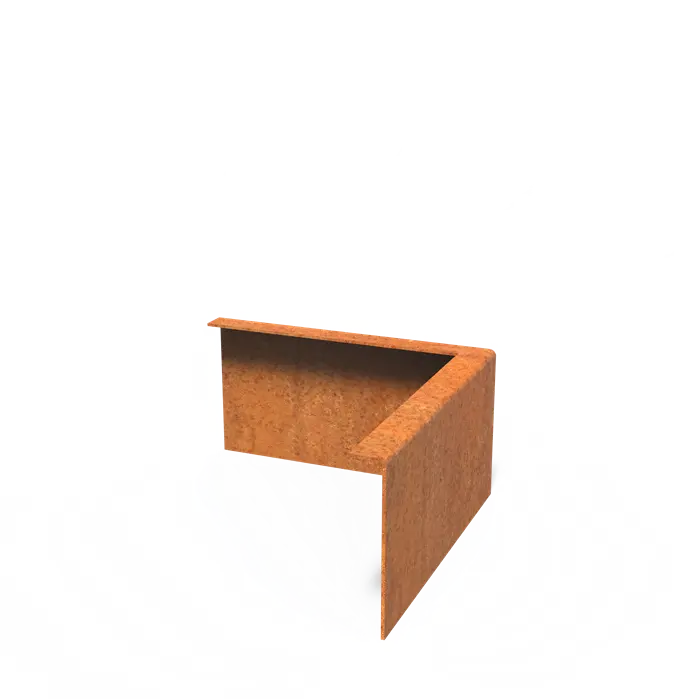 Obrzeże Corten narożne zew ZGK 300x300x150x3