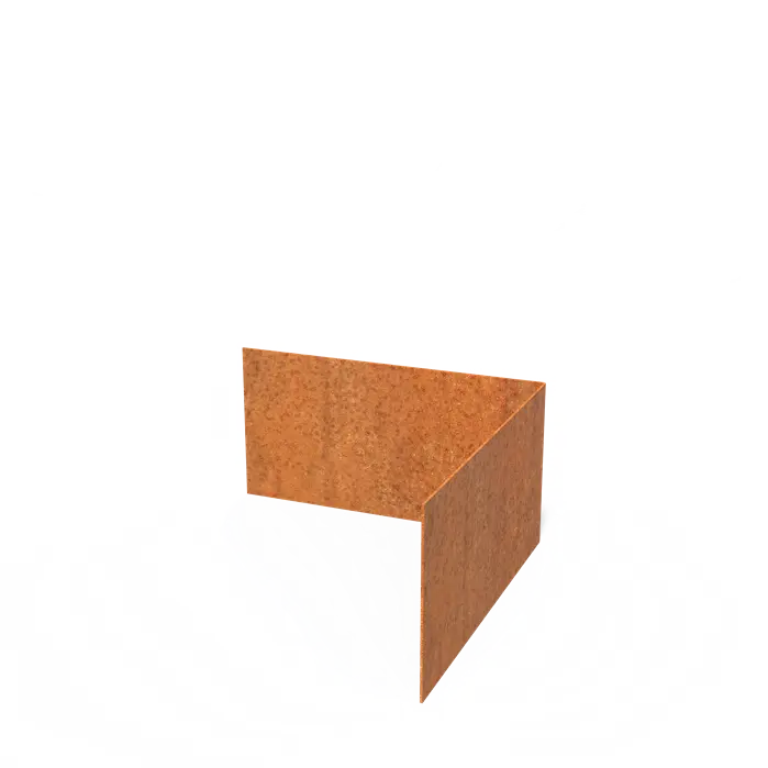 Obrzeże Corten narożne wew PGK 300x300x150x2