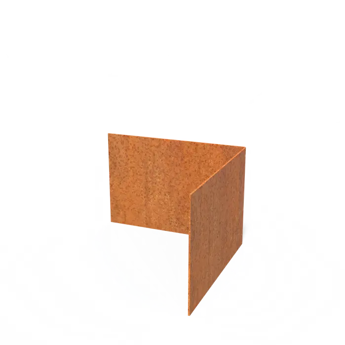 Obrzeże Corten narożne wew PGK 300x300x200x3