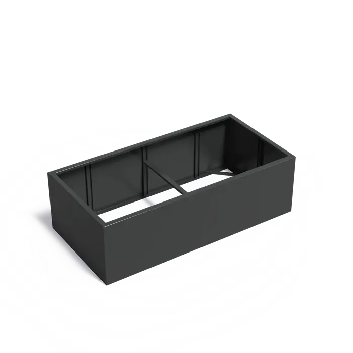 Donica CAREZZ bez dna ALU 2000x1000x600