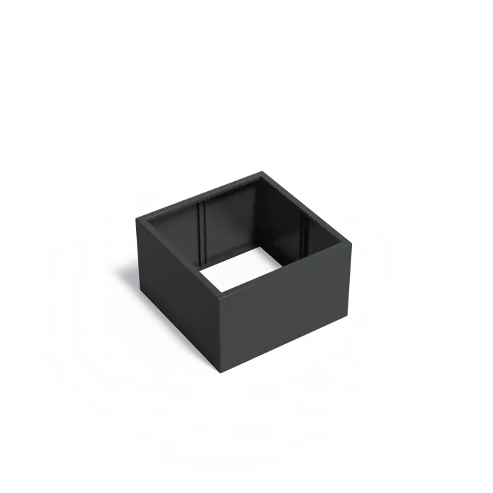 Donica CAREZZ bez dna ALU 1000x1000x600