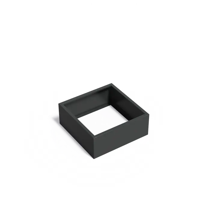 Donica CAREZZ bez dna ALU 1000x1000x400