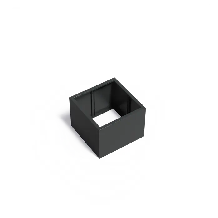 Donica CAREZZ bez dna ALU 800x800x600